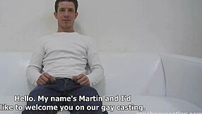 Czech gay amateur Mirek sucks and fucks in POV casting session