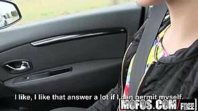 Mofos - Lea Guerlin Stranded In Car For Horny French Sex