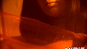 mysterious brunette indian babe in solo scene