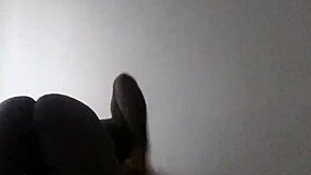 Latino sucks black shemale's big cock