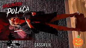 That naughty witch cast her spell and got a hard cock in her ass until she came!