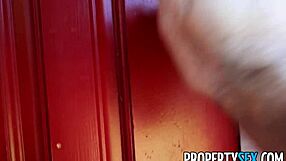 uhh, propertysex agent with natural boobs makin’ a sex vid with client, oops!