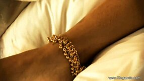 mysterious brunette indian babe in solo scene