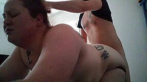 boyfriend bangs his fat girlfriend in doggystyle