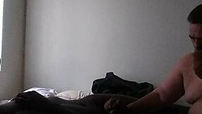 Latino sucks black shemale's big cock