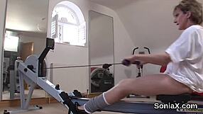 Is the adulterous English MILF Gill Ellis flashing her huge boobs?