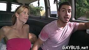 lusty blowjob contest with a sexy gay competitor in wild action