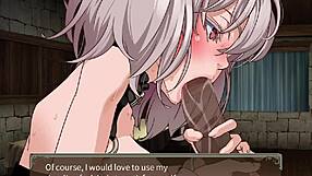 Branded Azel as Horny Adventurer Prostitutes for Dicks in Hentai Gameplay