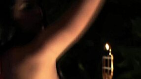 She Strips Nude and Plays Seductively in an Erotic Ritual