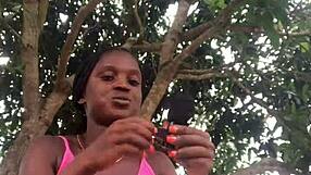 crazybitch unboxes outfit in front of strangers