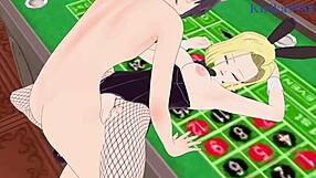 Android 18 and Chi-Chi Bunny Girls in Wild Dragon Ball Hentai