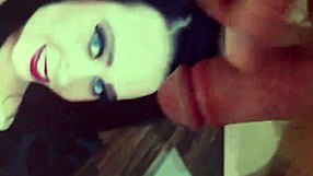 creating a cum tribute for my friend while masturbating