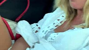 Amateur Fingering in Moving Car