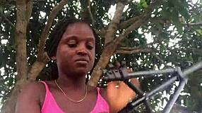 crazybitch unboxes outfit in front of strangers