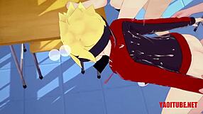 Hei haluatko liittyä tähän villiin anime yaoi -orgiaan?