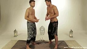 In the quiet moments, two men discover the depth of their romantic connection through tender touches and shared gazes.