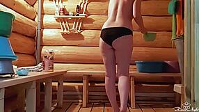 i-i'm fingering my pussy while washing up solo