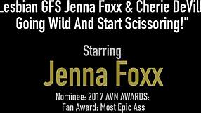 Lesbian GFs Jenna Foxx in 69 Scissoring!