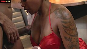 Jessy Black Gives Christmas Blowjob to Big Cock