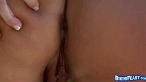 I, Randy Moore, am playin in my bikini outdoos, showin my tits.