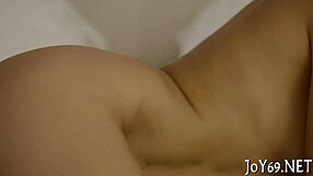 teen babe fingers tight pussy in solo masturbation tease