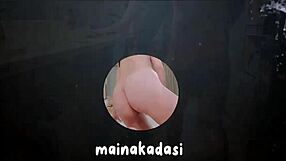 Hairless Japanese housewife craves creamy homemade action