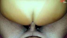 In the bedroom, a sexy fetish involves black socks in a sockjob and intense fuck