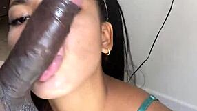 cute 18 year old girl shows skills with a hard cock