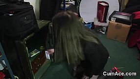 Nasty Centerfold Endures Bizarre Blowbang with Jizz Facial and Bukkake Gulping