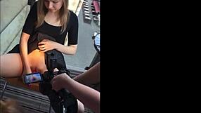 Snap videos from my apartment while filming hot european teen 18+s for my video blog