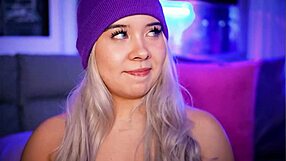 Sexy Blonde Broadcasts Public Sex With Roommate