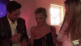 one lucky man fucks six horny blondes and brunettes in his luxury mansion