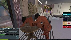 退休明星梅赛德斯变成热辣妻子性玩具