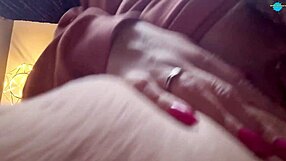 I get up close for intimate pussy masturbation session