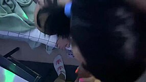 Sex is like a rose in this dirty homemade scene with asian milf deepthroat and creampie.