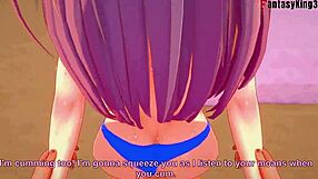 Honami Ichinose in step 3 of You-Zitsu, full fantasy scene from FantasyKing3.