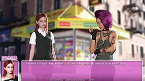 summer in city 04, meeting hot tattooed emo babe