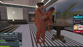 退休明星梅赛德斯变成热辣妻子性玩具