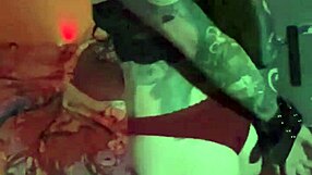 beautiful tattooed girlfriend sandraxo1 gives an intense blowjob while bound in homemade teen clip