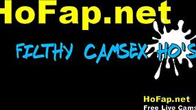 teen cutie in boots dildoing tight cunt on bedroom cam