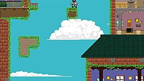 Super erotic jump king game with jump fucker playing hardcore scenes