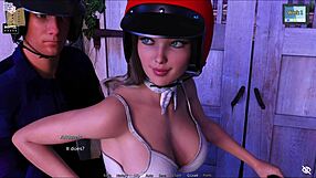 Intense hentai action in Sunshine Love 26 anime game.