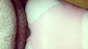 first time cumming with a pussy toy