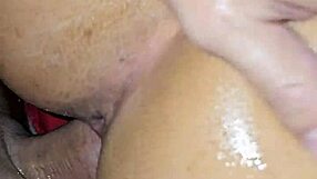 amateur couple dives into raw anal action with intense assfucking at home.