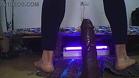 I embark on a journey to train my ass with toys and dildos for intense anal play