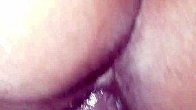 Ebony wife rides cock in pov, pussy wet