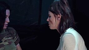 adriana chechik and kissa sins on a rainy camping adventure