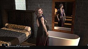 Super erotic jump king game with jump fucker playing hardcore scenes