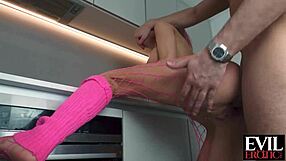 Evil Erotic Submissive Teen's Rough Ass Fucking Feels Insane