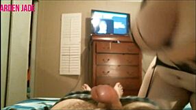 bbw sucking whipped cream off cock